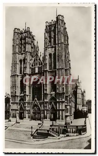 Ansichtskarte AK Bruxelles Eglise Collegiale des SS Michel et Gudule