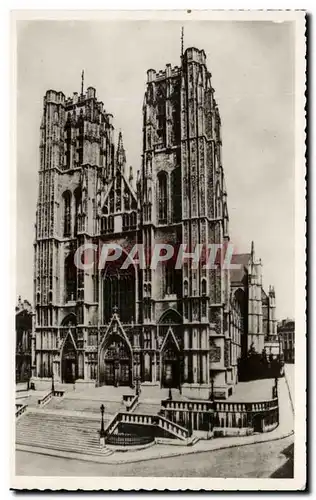 Cartes postales Bruxelles Eglise Collegiale des SS Michel et Gudule