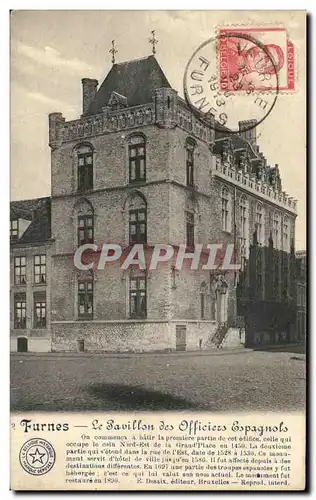 Ansichtskarte AK Furnes La Pavillon des officiers Espagnols