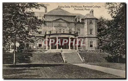 Cartes postales Alpha Delta Phi House Amherst College Amherst Mass