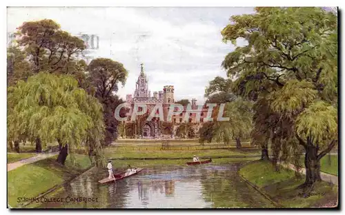 Cartes postales St Johns College Cambridge