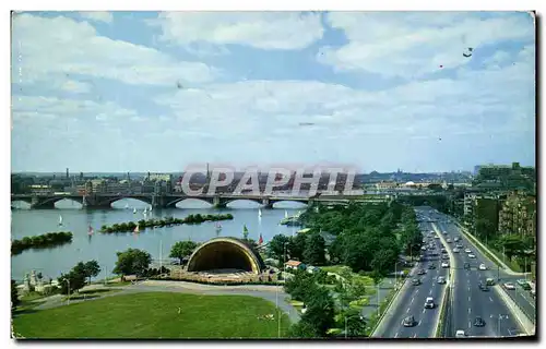 Cartes postales The Hatch Music Shell On Charles river Basin