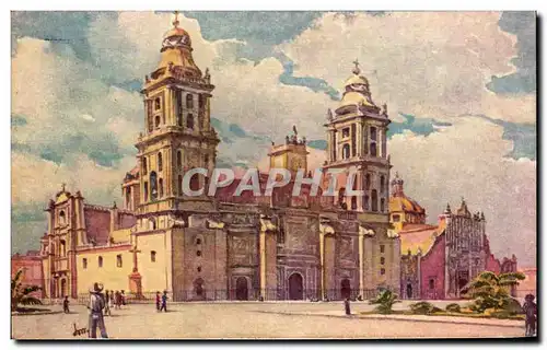 Cartes postales Catedral de Mexico