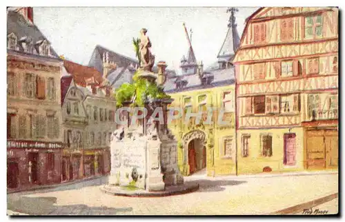 Cartes postales Rouen Place de la pucelle Jeanne d&#39arc