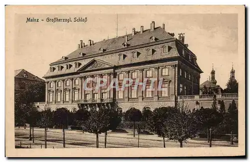 Cartes postales Mainz Grobherzogl Schlob