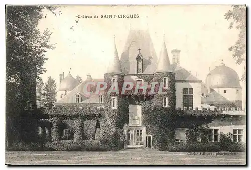 Cartes postales chateau De saint Cirgues