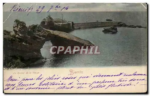 Cartes postales Biarritz Le Rocher De La Vierge