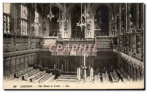 Cartes postales London The House Of Lords