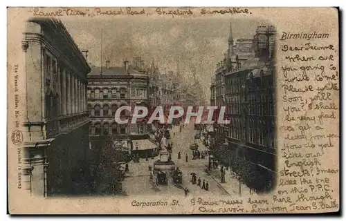 Cartes postales Birmingham Corporation St