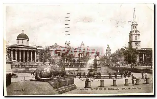 Ansichtskarte AK St Martin In The Fields Trafalgar Square London