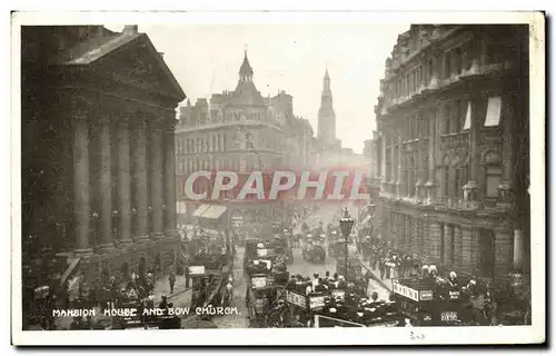 Cartes postales Mansion House And Bow Church