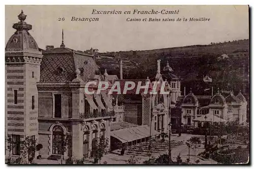 Cartes postales Besancon Casino et Bains salins de la Mouillere