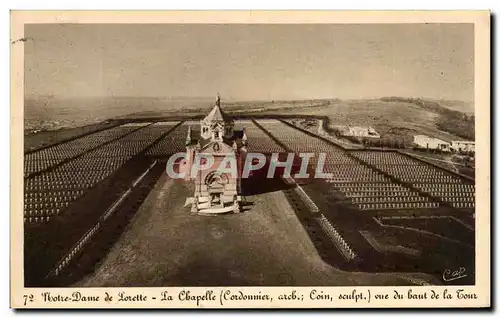 Cartes postales Notre Dame de Lorette La Chapelle Militaria