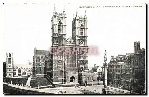 Cartes postales Londres La Cathedrale Westminster