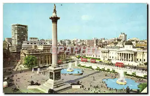 Cartes postales Trafalgar Square & Nelson&#39s column London