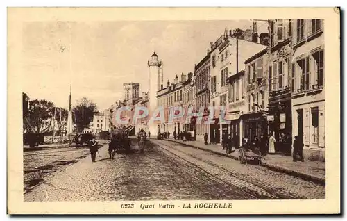 Ansichtskarte AK Quai Valin La Rochelle