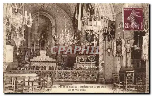 Cartes postales Paray le Monial Interieur de le Chapelle de la Visitation