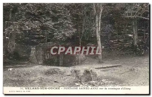 Cartes postales Velars Sur Ouche Fontaine Sainte Anne sur la Montagne d&#39Etang