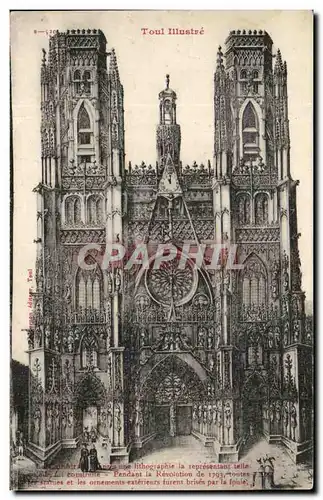 Cartes postales Toul La cathedrale