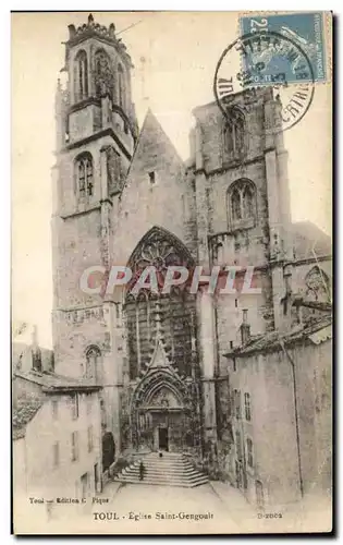 Cartes postales Toul Eglise Saint Gengoult