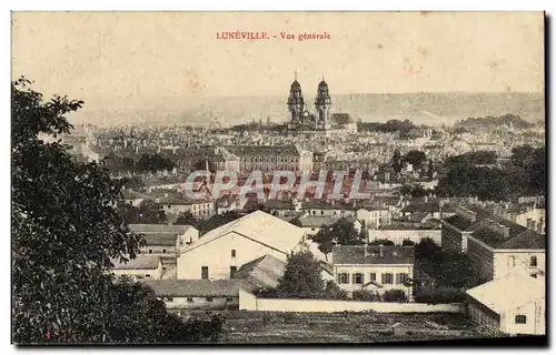 Cartes postales Luneville Vue generale