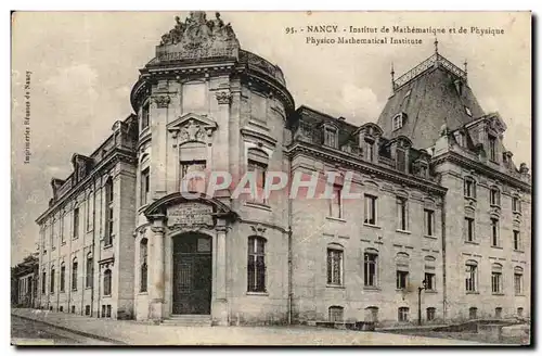 Cartes postales Nancy Institut de Mathematique et de Physique