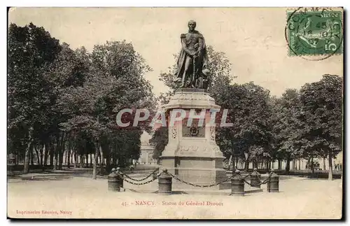 Cartes postales Nancy Statue du General Drouot