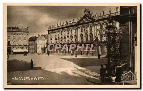 Cartes postales Nancy L&#39Hotel de Ville