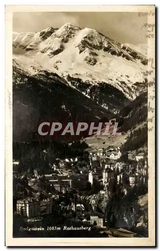 Cartes postales Badgastein Rathausberg