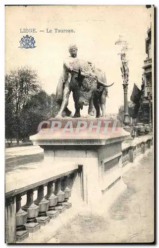 Cartes postales Liege Le Taureau