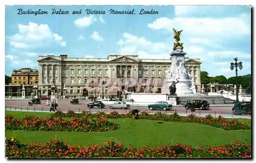 Cartes postales Buckinghon Palace and Vidorie Memorial London