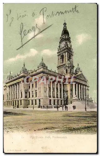 Cartes postales The Town Hall Portmouth