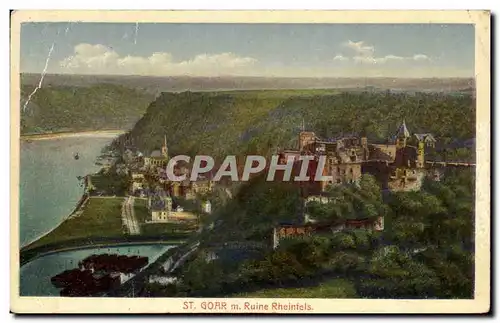 Cartes postales St Goar M Ruine Rheinfels