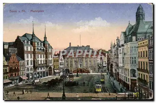 Cartes postales Bonn a Rh Marktplatz