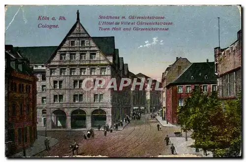 Cartes postales Koln a Rh Stadthaus M Gurzennichstrasse