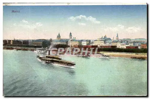 Cartes postales Mainz Bateau