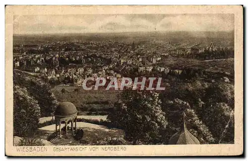 Cartes postales Wiesbaden Gesamtansicht Vom Neroberg