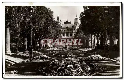 Cartes postales Monte Carlo Les Jardins et le Casino