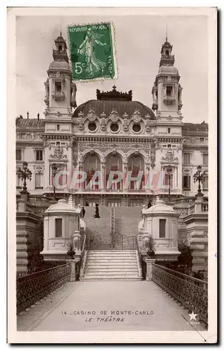 Cartes postales Casino De Monte Carlo Le Theatre