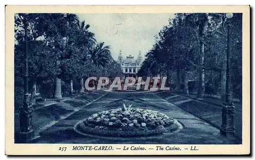 Cartes postales Monte Carlo Le Casino