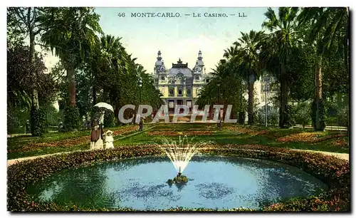 Cartes postales Monte Carlo Le Casino