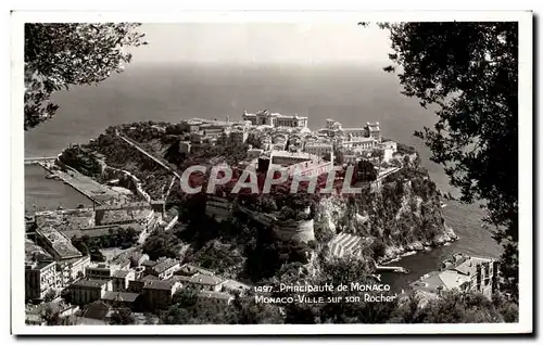 Cartes postales Prircipaute de Monaco Monaco Ville sur son Rocher