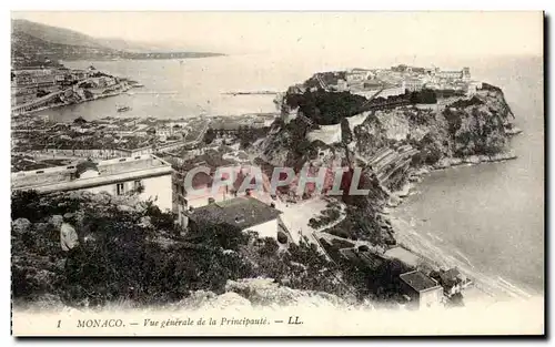 Cartes postales Monaco Vue generale de la Principaute