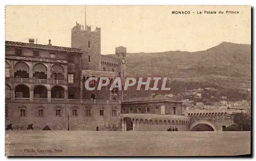 Cartes postales Monaco Le Patais du prince