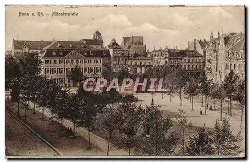 Cartes postales Bonn Rh Munsterplatz