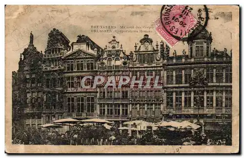 Cartes postales Bruxelles Maisons des Corporations