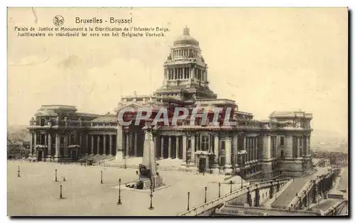 Cartes postales Bruxelles Palais de Justice