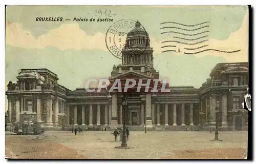 Cartes postales Bruxelles Palais de Justice (carte toilee)