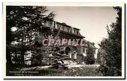 Ansichtskarte AK Pensionnat De La Chassotte Fribourg