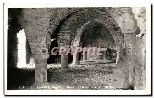Cartes postales St George&#39s Crypt Mont Orgueil Castle Jersey
